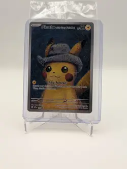 Pokemon x Van Gogh: Pikachu with Grey Felt Hat SVP 085 Promo Card Sealed - Image 1