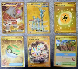 Lot of 41 Full Art Trainer, Shiny & Gold Pokemon Cards NM/M Collection - Image 1