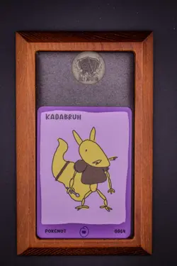 Kadabruh | 0064 | Dysfunctional Passholder | Parody | Pokenots 151 Card | Mint - Image 1