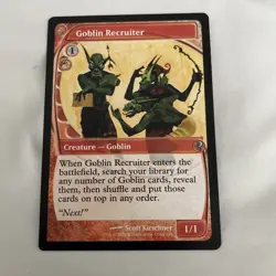 MtG MB2 Goblin Recruiter Future Sight Non - Foil NM 1x - Image 1
