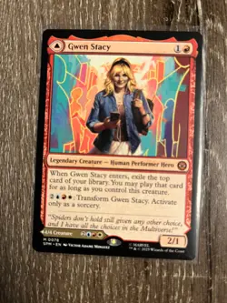 ✨ Gwen Stacy - Marvel Secret Lair - Legendary Creature - Foil - MTG 2025 - NM/M - Image 1