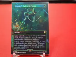 Legolas's Quick Reflexes (Borderless) Commander: the Lord of the Rings: Tales NM - Image 1