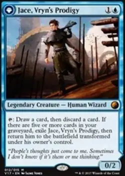 MTG Jace, Vryn's Prodigy - Foil, NM-Mint, English From the Vault: Transform - Image 1