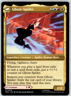 Marvel's Spider-Man Gwen Stacy / Ghost-Spider 78 Magic the Gathering Mythic - Image 2