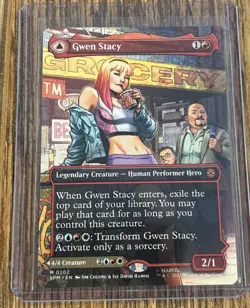 Gwen Stacy / Ghost-Spider 2025 Magic the Gathering Spider-Man Mythic 0202 - Image 1