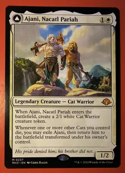 MTG: AJANI, NACATL PARIAH / / AJANI, NACATL AVENGER REG. MH3/0237, MYTHIC, REG. - Image 1