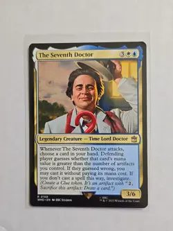 The Seventh Doctor - Doctor Who - MTG Magic - Rare - Creature - Image 1