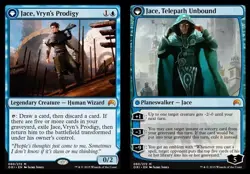 1 x Jace, Vryn's Prodigy // Jace, Telepath Unbound - Magic Origins - Moderate Pl - Image 1