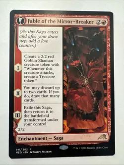 Fable of the Mirror-Breaker #141 Kamigawa Neon Dynasty Magic: The Gathering - Image 1