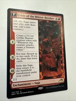 Fable of the Mirror-Breaker #141 Kamigawa Neon Dynasty Magic: The Gathering - Image 2