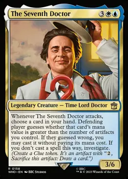 NM The Seventh Doctor, MTG, Doctor Who, Magic the Gathering, 158 - Image 1