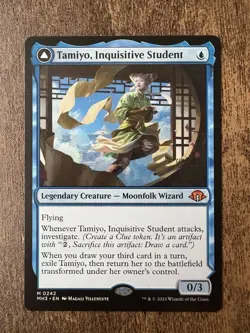 Magic the Gathering Tamiyo Inquisitive Student Modern Horizons 3 Mythic Rare - Image 1