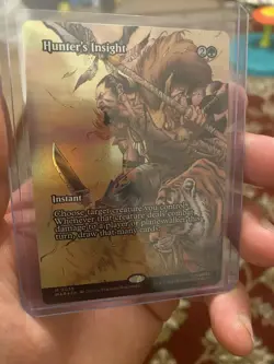 MTG - Hunter's Insight - Borderless - Marvels Spiderman -FOIL - NM 0035 - Image 3