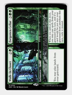 MTG: Walk-In Closet // Forgotten Cellar | Duskmourn: House of Horror 205 NM - Image 1