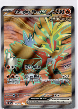 Gouging Fire ex - 188/162 SV05: Temporal Forces - Pokemon Near Mint - Image 1