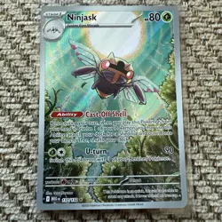 Ninjask 137/132 Illustration Rare Mega Evolution English Pokemon TCG - Image 1