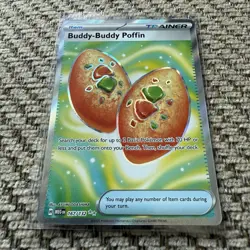 Pokemon TCG: Mega Evolution - Buddy-Buddy Poffin (167/132) Full Art Holo Rare - Image 2