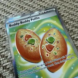 Pokemon TCG: Mega Evolution - Buddy-Buddy Poffin (167/132) Full Art Holo Rare - Image 3