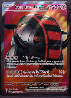 Iron Treads EX 233/198 Scarlet & Violet Full Art Pokemon Pokemon Card English NM - Image 1