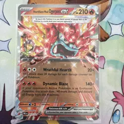 2025 Pokemon Prismatic Evolutions Hearthflame Mask Ogerpon EX 17/131 - Image 1