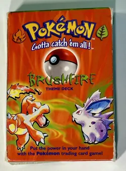 Pokemon Brushfire Base Set Theme Deck BOX ONLY, EMPTY - Image 1