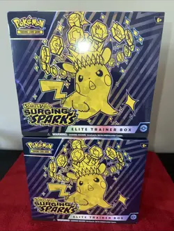 Pokemon TCG Scarlet & Violet Surging Sparks Elite Trainer Box ETB - Image 1