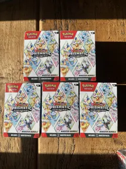 Pokemon TCG Prismatic Evolutions Booster Bundle x5 boxes - New and Sealed - Image 1