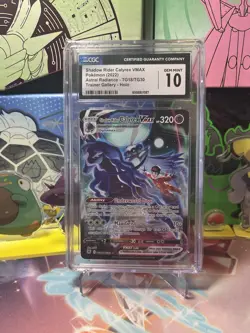 Pokemon TCG - Astral Radiance Shadow Rider Calyrex VMAX TG18/TG30 CGC 10 - Image 1