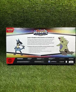 Pokemon TCG Prismatic Evolutions Lucario ex & Tyranitar ex Premium Collection - Image 2