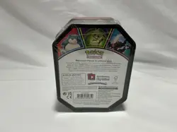 SEALED - Pokemon TCG 2021 Mighty Mysterious Tin - 3 Packs - Snorlax Promo - Image 2