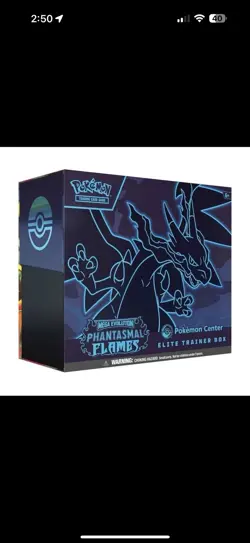 PRESALE Pokemon Center Phantasmal Flames Elite Trainer Box Etb Sealed Confirmed - Image 1