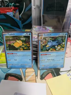 Pokemon Mega Evolutions Psyduck 007 Golduck 008 Black Star Promo *Free Shipping* - Image 1