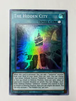 Yu-Gi-Oh! The Hidden City FIGA-EN049, 1st Edition, Super Rare, NM - Image 1