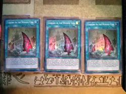 YUGIOH TCG 3X TERRORS IN THE HIDDEN CITY DABL-EN069 SUPER 1ST EDITION - Image 1