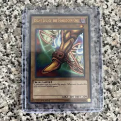 Yu-Gi-Oh! Right Leg of the Forbidden One Card 1st Edition YGLD-ENA18 - Image 1