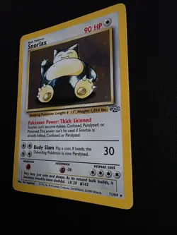 Pokemon TCG Snorlax Jungle Holo Rare Card 11/64 Unlimited WOTC LP-MP - Image 5