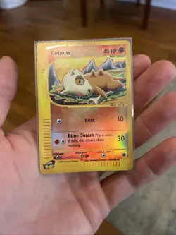 Pokemon TCG Cubone Expedition Base Set Reverse Holo Card 103/165 - Image 1