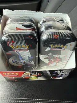 Pokemon Trading Card Game Collectible Tins Set of 6 Black Bolt - Image 2