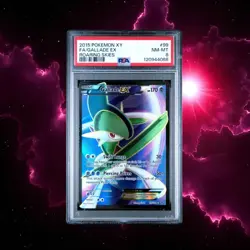 2015 Pokemon TCG XY Roaring Skies #99 Gallade EX Full Art Holo PSA 8 Graded Card - Image 1
