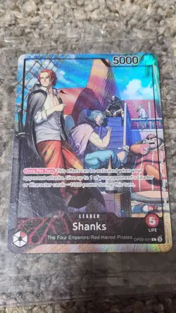 ONE PIECE Shanks Leader OP09-001 PSA Promo Card EXCLUSIVE Sealed - Image 1