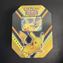 Nintendo Pokemon V Powers Tin Trading Card Game PikachuV - Pikachu Tin 820650807794 - Image 1
