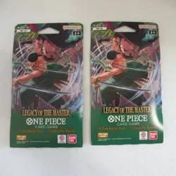 Set of 2 Legacy Of The Master One Piece Card Game 12 Card Booster Packs English - Image 1