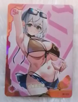 Shirogane Noel V TUBER Maiden Party Goddess ACG WAIFU Girl Holo SR Card - Image 1