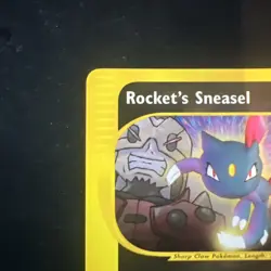 Rocket's Sneasel Winner Stamped 2002 Best of Game #5 Pokemon Card - Image 2