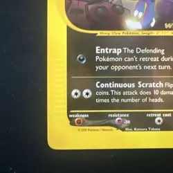 Rocket's Sneasel Winner Stamped 2002 Best of Game #5 Pokemon Card - Image 5