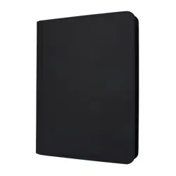 16 Pocket Card Binder for 1200+ TCG Trading Cards - Ringless Album Black - Image 1