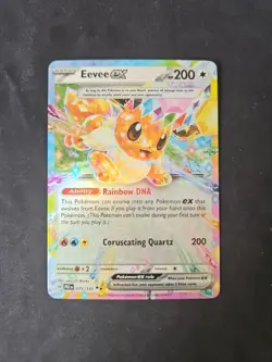 Eevee EX 075/131 Prismatic Evolutions Double Rare Holo Card NM Condition - Image 1