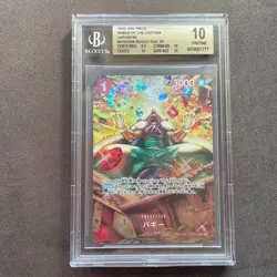 BGS10 Gold Label One Piece Buggy SP Parallel Card bg906 GEM PRISTINE DDP - Image 1