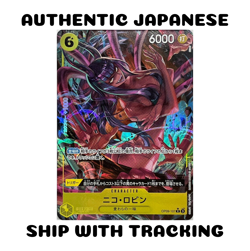 ONE PIECE TCG CARD JAPANESE AUTHENTIC Nico Robin OP09-107 Alt Art Parallel Rare - Image 1