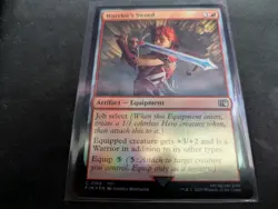 MTG Magic the Gathering FOIL Warrior's Sword FIN! - Image 1